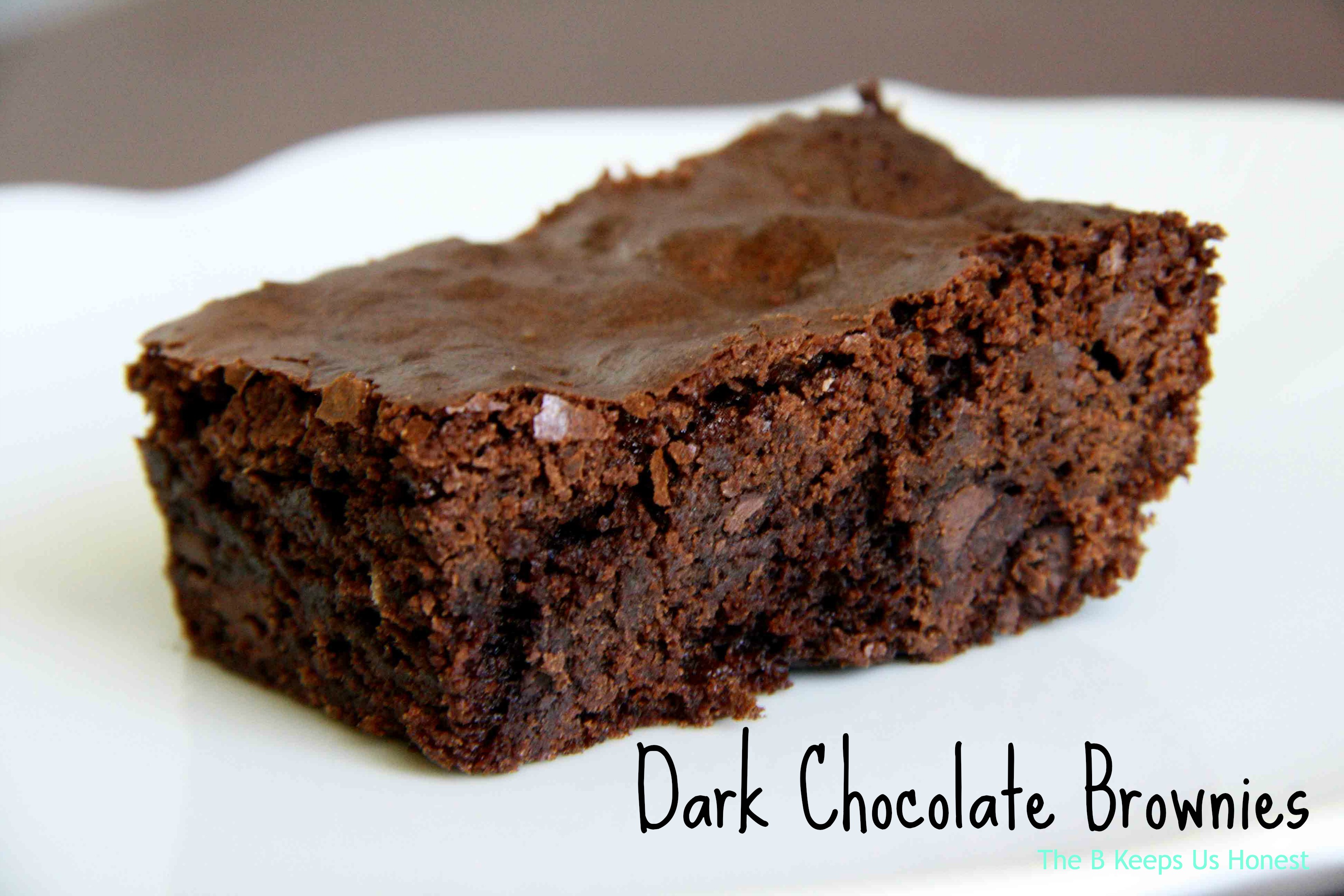 Rich Fudgy Dark Chocolate Brownies – B Honest Media